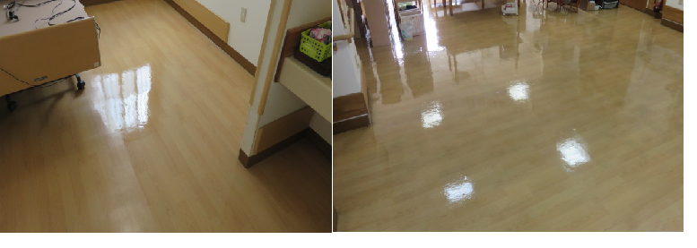 施設内床面ワックス清掃業務（R2.11実施）